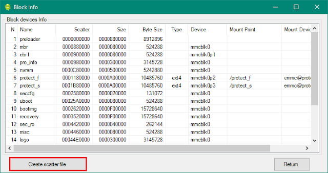 Download or Creating Mediatek Scatter files Download or Creating Mediatek Scatter files