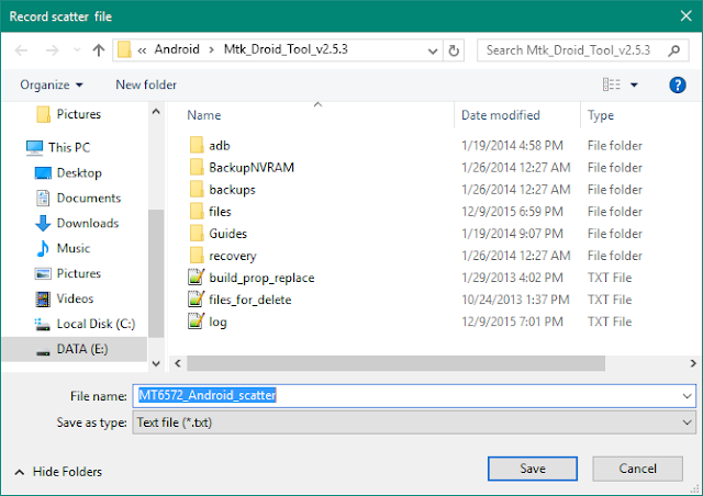 Download or Creating Mediatek Scatter files Download or Creating Mediatek Scatter files